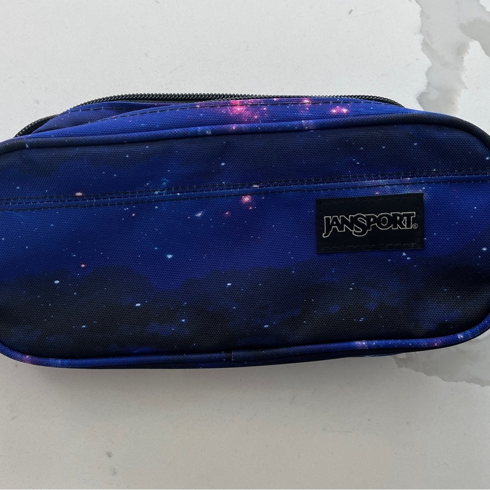 JanSport Large Accessory Pencil Pouch “Cyberspace Galaxy”